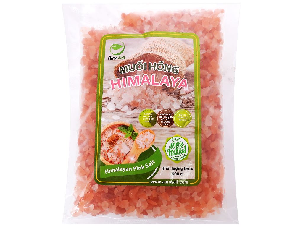 AuroSalt 1 Loại Muối hồng Himalaya dạng mịn nguyên chất