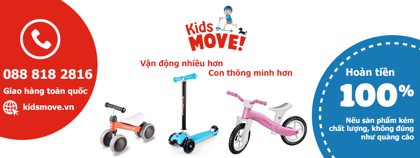 Kidsmove Thế Giới Xe Của Bé Được Thành Lập Năm 2016, Là Hệ Thống Bán Lẻ Chuyên Các Sản Phẩm Xe Dành Cho Bé.