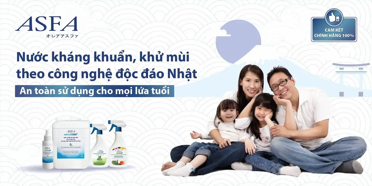 Nước Asfa Được Chế Tạo Theo 1 Công Nghệ Độc Đáo Của Nhật Bản, Được Chuyển Giao Và Giám Sát Nghiêm Ngặt Trực Tiếp Từ Công Ty Wpaia Co,. Nhật Bản.