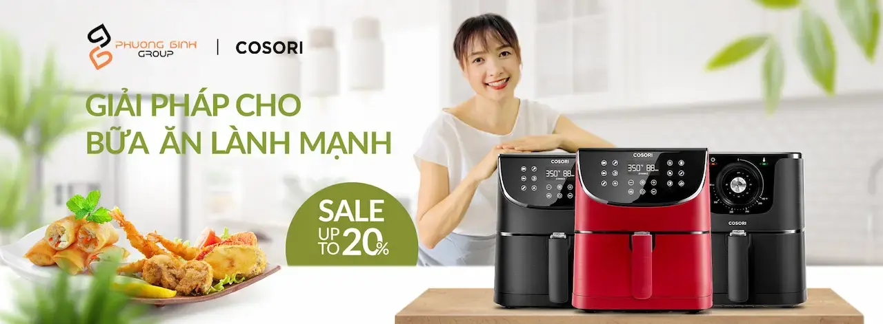 Cosori 1 Thương Hiệu Có Những Sản Phẩm Nồi Chiên Không Dầu Đang Bán Chạy Nhất Tại Amazon.com Tại Mỹ Giúp Cho Trải Nghiệm Nấu Ăn Tại Nhà Thêm Lành Mạnh Và Đơn Giản Hơn.