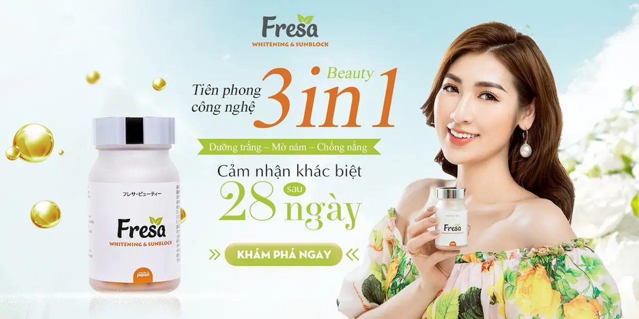 Fresa Được Biết Đến Là 1 Viên Uống Chống Nắng Nội Sinh, Với Cơ Chế Bảo Vệ Da Từ Sâu Bên Trong Cơ Thể, Nuôi Dưỡng Và Bảo Vệ Làn Da Từ Làn Da Ngay Từ Gốc Tế Bào