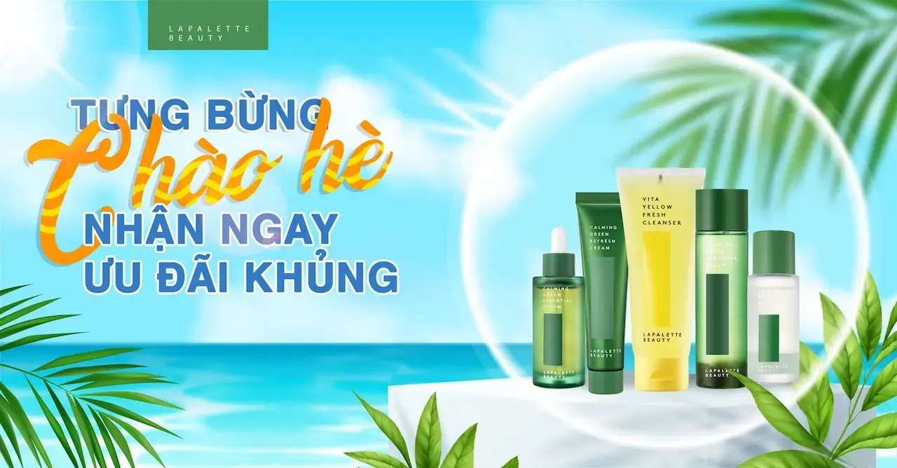 Lapalette Giữ Nguyên 1 Màu Sắc Tươi Sáng Và Thuần Khiết Nhất Của Tự Nhiên, Chúng Tôi Mang Đến Phương Pháp Giúp Cho Làn Da Được Sạch Và Sáng.