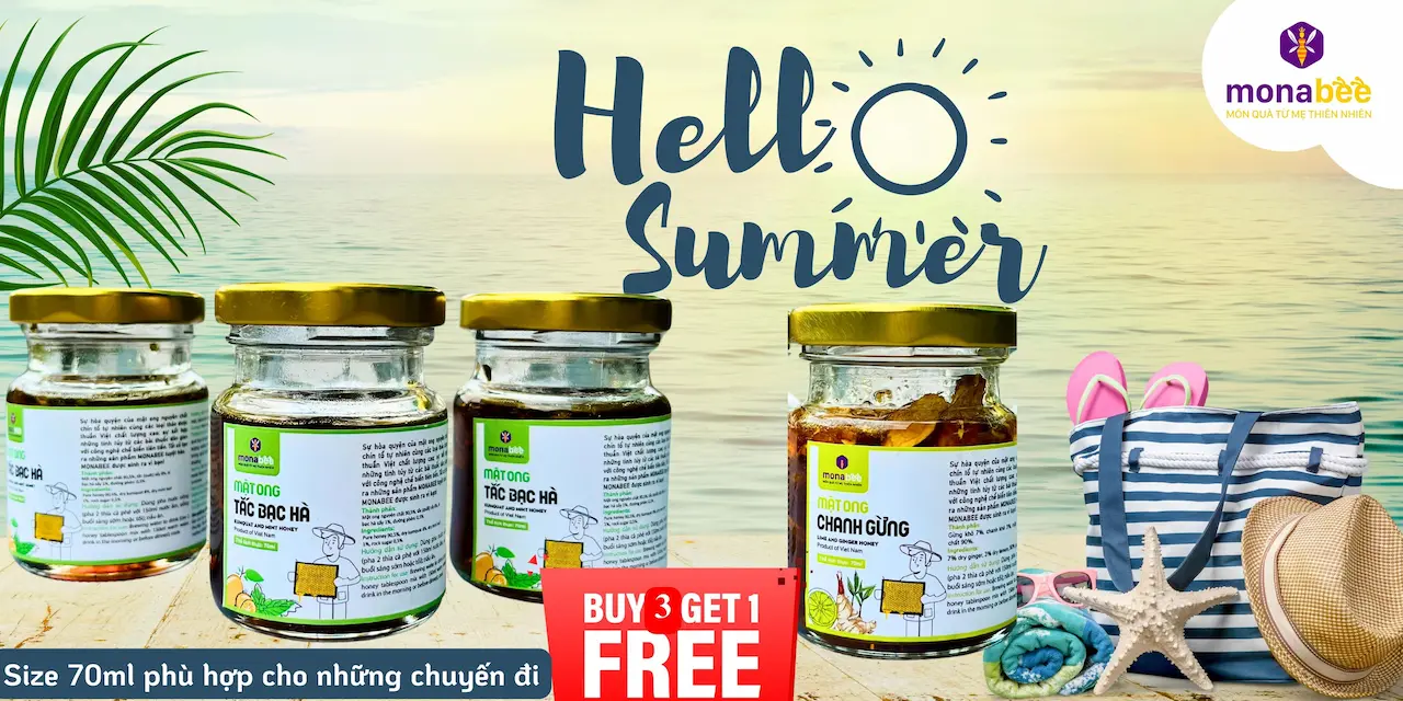 Monabee 1 thương hiệu chế biến mật ong kết hợp với thảo dược mang sản phẩm mật ong Việt Nam ra quốc tế