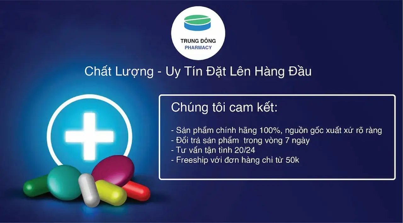 Trung Đông Pharmacy 1 Thân Tâm Mạnh Khỏe - Cuộc Sống Bình An Cam Kết Luôn Mang Đến Cho Quý Khách Hàng Những Sản Phẩm Chính Hãng Tốt Và Rẻ Nhất Thị Trường.