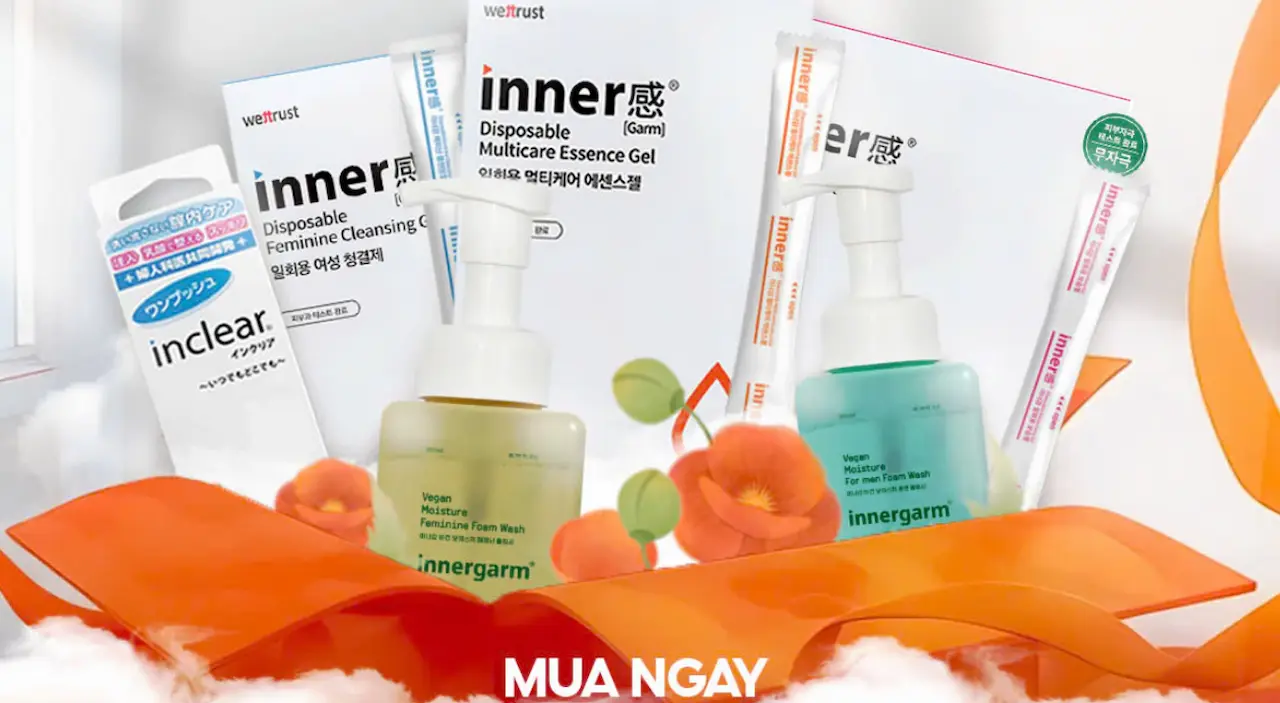 Innergarm 1 Đũa Thần Dung Dịch Gel Dưỡng Ẩm Thuần Chay Vùng Kín Đa Năng Wettrust Innergarm Vegan Moisturizing Gel