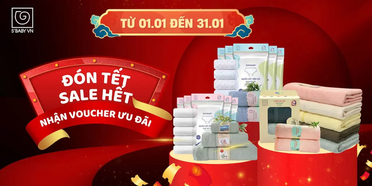 SBaby 1 Shop Chuyên sản xuất và cung cấp khăn mặt, khăn quấn đầu(thể thao), khăn tắm, khăn lau bếp - In Logo