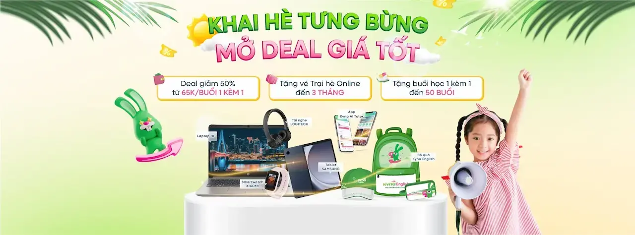 Tiếng Anh KYNA 1 Kyna English đã được TẠP CHÍ MỸ vinh danh là Top 5 giải pháp giáo dục TỐT NHẤT THẾ GIỚI.