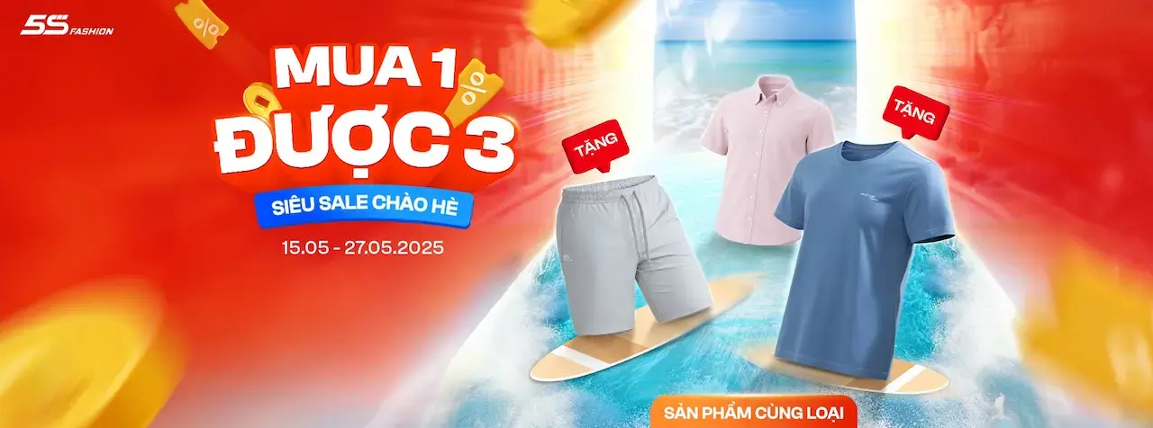 5sfashion chiếc polo thanh lịch, đến áo thun cotton thoáng mát, từng thiết kế đều thể hiện tinh thần của người đàn ông hiện đại