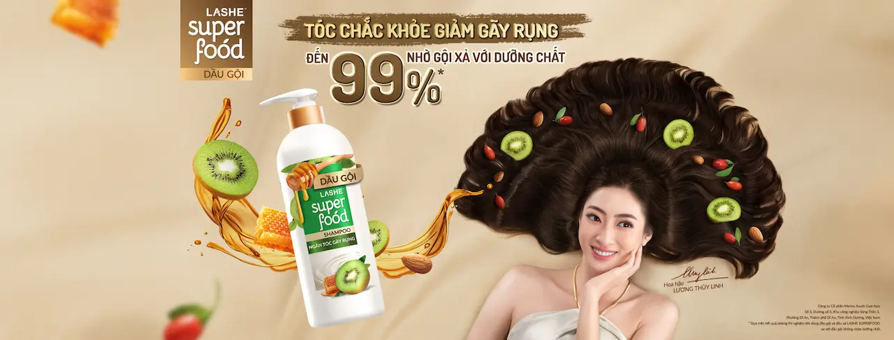 LASHE SUPERFOOD | PURITÉ 1 Giải pháp dinh dưỡng ưu việt để mái tóc và làn da của bạn luôn căng tràn dưỡng chất, cho bạn vẻ đẹp đầy sức sống!