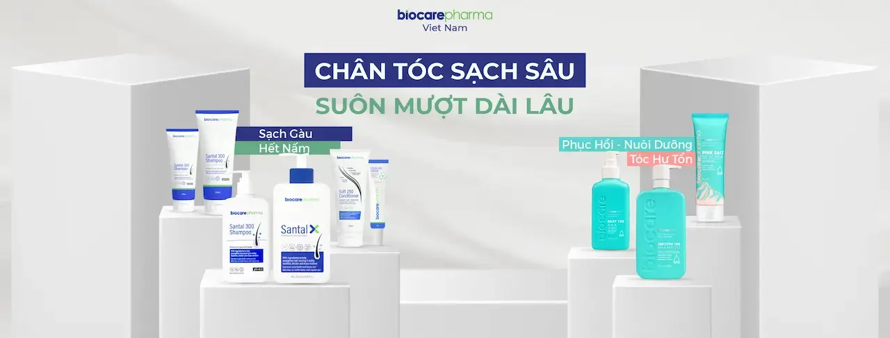 BioCare BioCare Pharma 1 chăm sóc sức khỏe tóc và da đầu sứ mệnh nâng cao chất lượng cuộc sống, mang lại cho bạn một mái tóc chắc khoẻ, suôn mượt