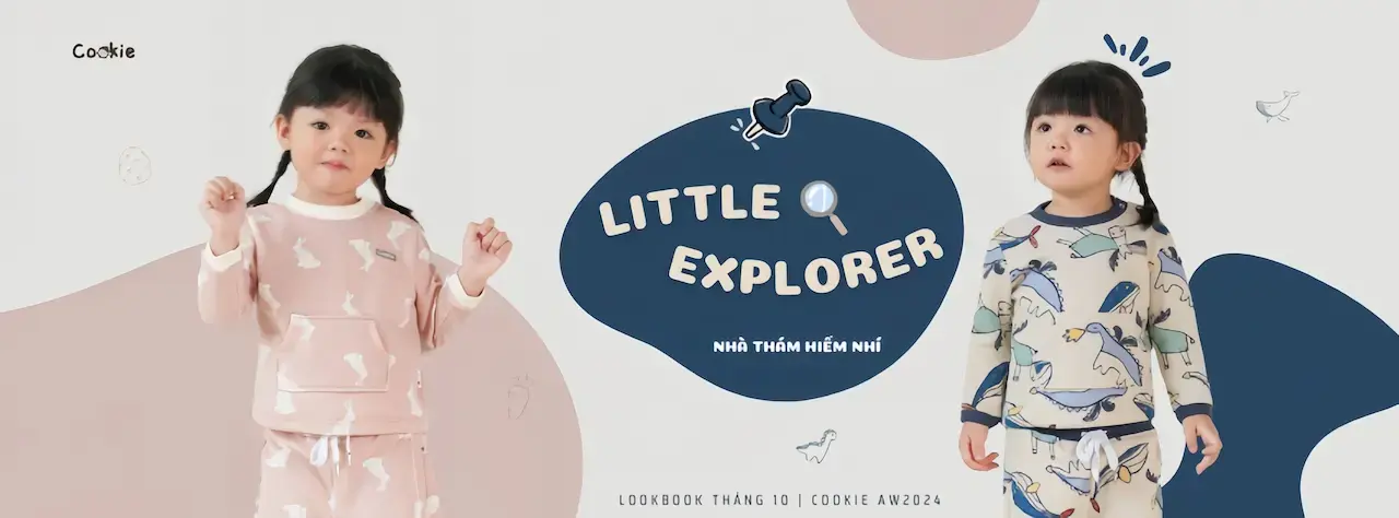 Cookie Babywear 1 Thương hiệu thời trang sơ sinh & trẻ em Made_in_Vietnam Vốn thấp - Chiết khấu cao - Hợp tác bền vững