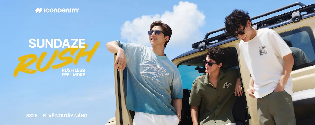 Icondenim Mang 1 tinh thần 'Enjoy Life' vào cuộc sống hằng ngày với ICONDENIM® ngay hôm nay!