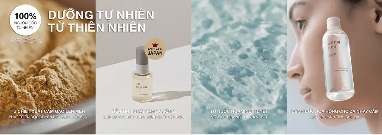 MUJI 1 nhà cung cấp đa dạng các loại sản phẩm chất lượng và hữu dụng từ đồ gia dụng, nội thất, văn phòng phẩm đến quần áo, mỹ phẩm và thực phẩm