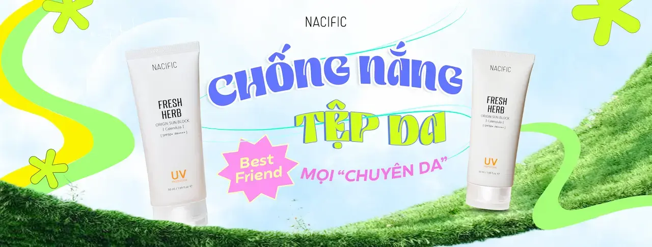 Nacific 1 thương hiệu mỹ phẩm thiên nhiên đang cực kỳ được yêu thích từ Hàn Quốc hục hồi từ sâu bên trong làn da bằng những thành phần thiên nhiên tại xứ sở Đại Hàn