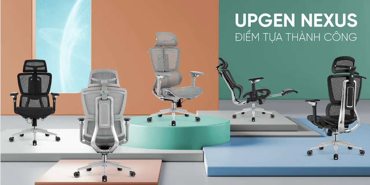 UPGen 1 đơn vị cung cấp thiết bị nội thất công thái học chất lượng cao giúp tối ưu và cải thiện góc làm việc của bạn
