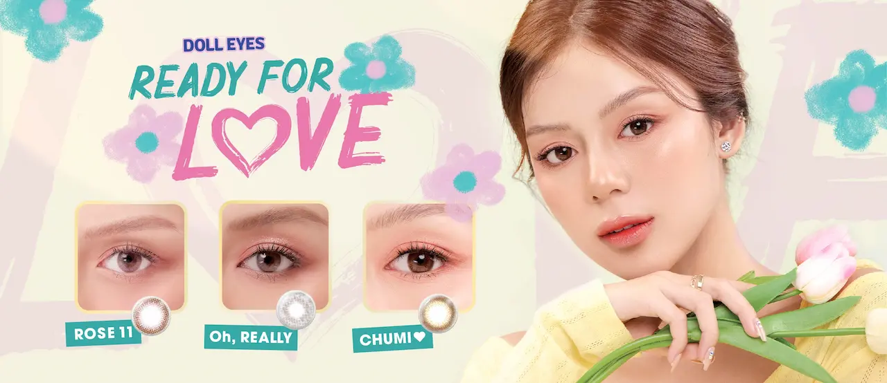 DOLL EYES Sở hữu mắt xinh lung linh cùng 1 kính áp tròng luxury DOLL EYES® chất lượng tiêu chuẩn hàng đầu thế giới.